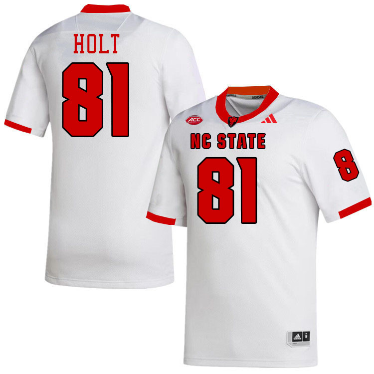 NC State Wolfpack #81 Torry Holt College Football Jerseys,Uniforms-White